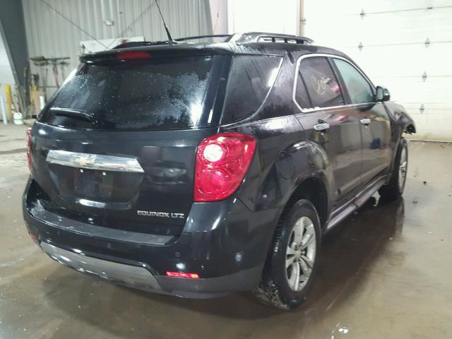 2CNALFEW5A6346657 - 2010 CHEVROLET EQUINOX LT BLACK photo 4