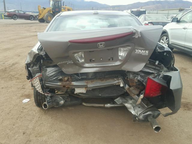 1HGCM66536A021386 - 2006 HONDA ACCORD EX GRAY photo 9