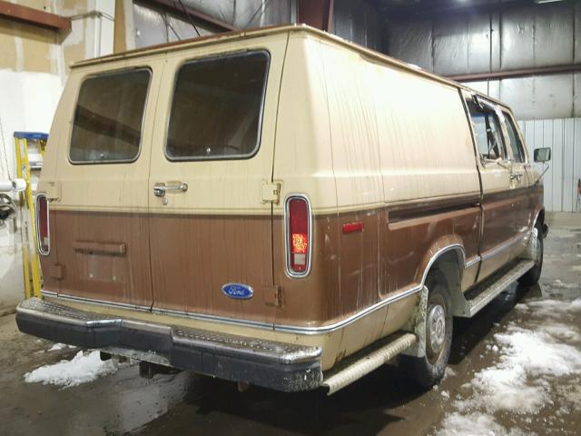 1FTGS24H4LHB66757 - 1990 FORD ECONOLINE BROWN photo 4