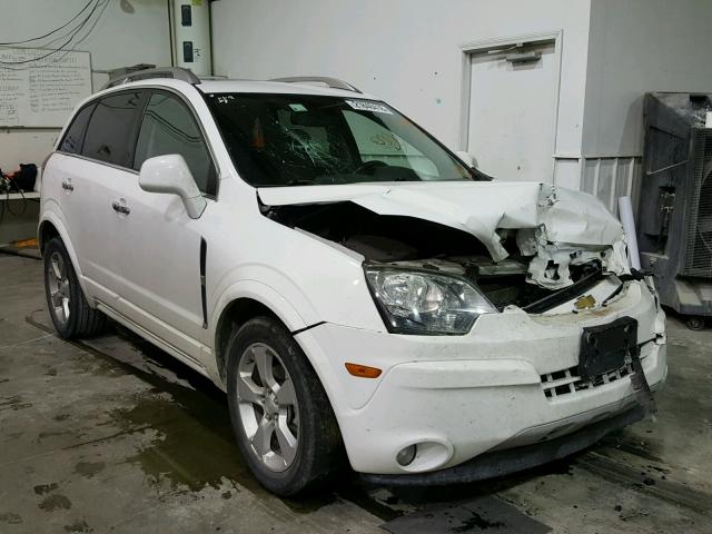 3GNAL4EK1DS608211 - 2013 CHEVROLET CAPTIVA LT WHITE photo 1