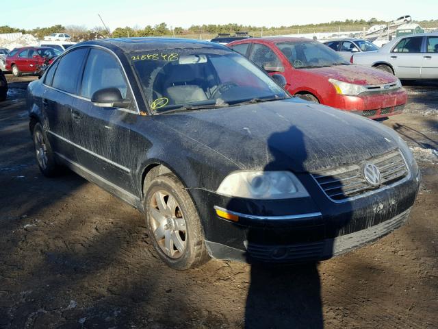 WVWAD63B15P059842 - 2005 VOLKSWAGEN PASSAT GLS BLACK photo 1