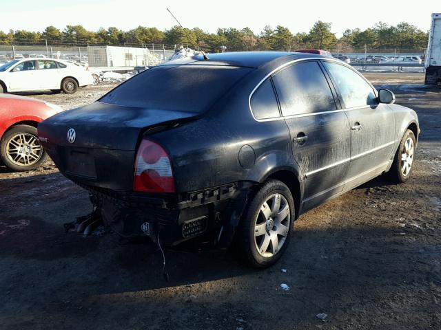 WVWAD63B15P059842 - 2005 VOLKSWAGEN PASSAT GLS BLACK photo 4