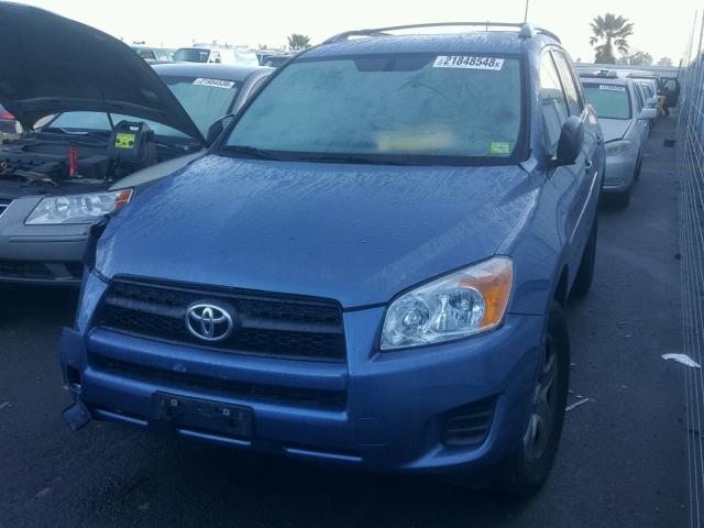 2T3ZF4DV7BW100341 - 2011 TOYOTA RAV4 BLUE photo 2