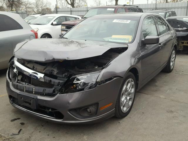 3FAHP0HA6AR337694 - 2010 FORD FUSION SE GRAY photo 2