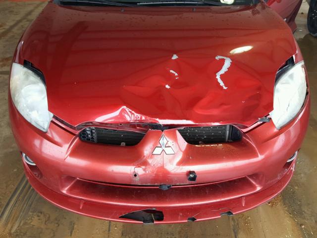 4A3AK64F58E013564 - 2008 MITSUBISHI ECLIPSE SE RED photo 7