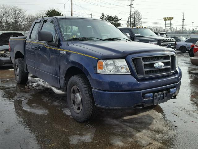 1FTRX14W78FA25087 - 2008 FORD F150 BLUE photo 1