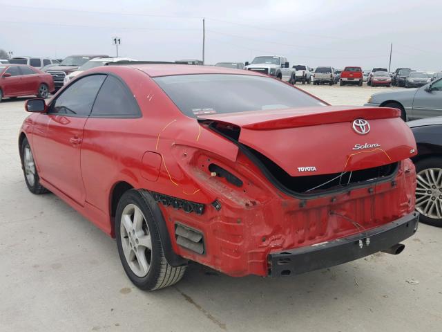 4T1CE38P04U824396 - 2004 TOYOTA CAMRY SOLA RED photo 3