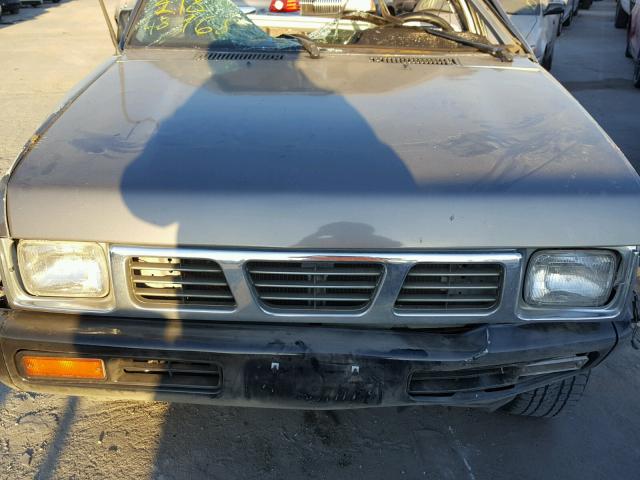 1N6SD11S5PC380221 - 1993 NISSAN TRUCK SHOR GRAY photo 7