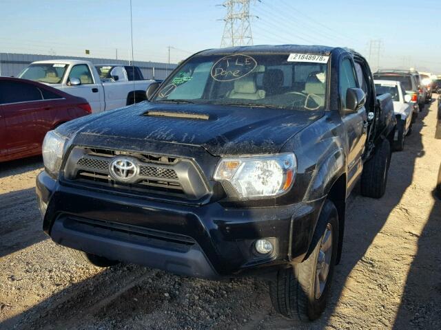 3TMJU4GN0DM149433 - 2013 TOYOTA TACOMA DOU BLACK photo 2