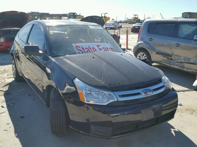 1FAHP32NX8W188761 - 2008 FORD FOCUS S/SE BLACK photo 1