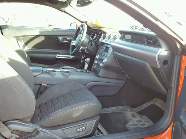 1FA6P8TH0G5222708 - 2016 FORD MUSTANG ORANGE photo 5