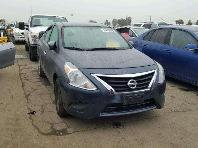 3N1CN7AP2HL812260 - 2017 NISSAN VERSA S BLUE photo 1