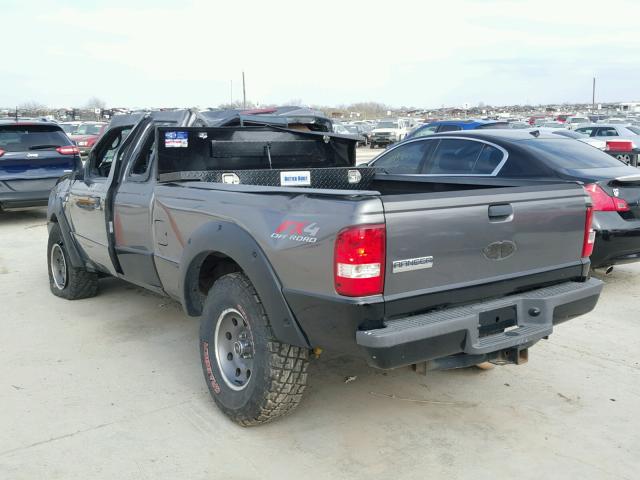 1FTZR45E57PA03258 - 2007 FORD RANGER SUP CHARCOAL photo 3