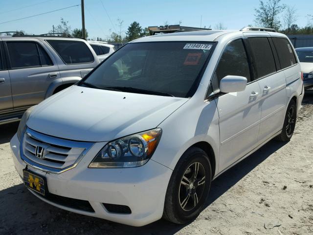 5FNRL38678B406153 - 2008 HONDA ODYSSEY EX WHITE photo 2