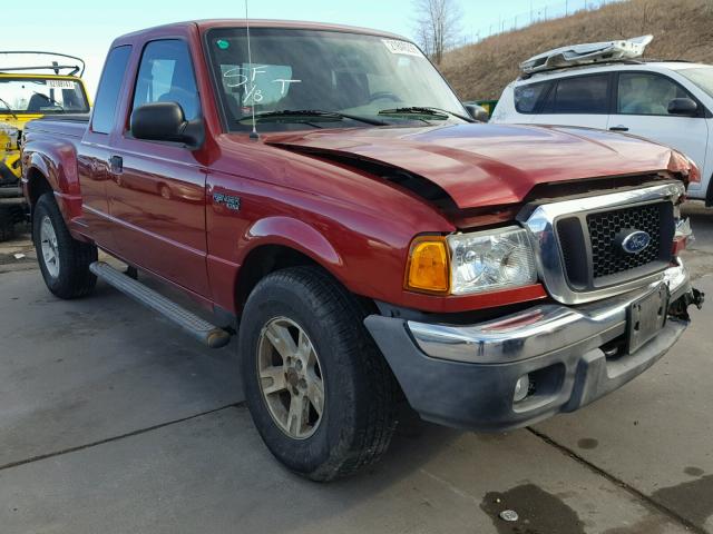 1FTZR45E84PB31408 - 2004 FORD RANGER SUP RED photo 1