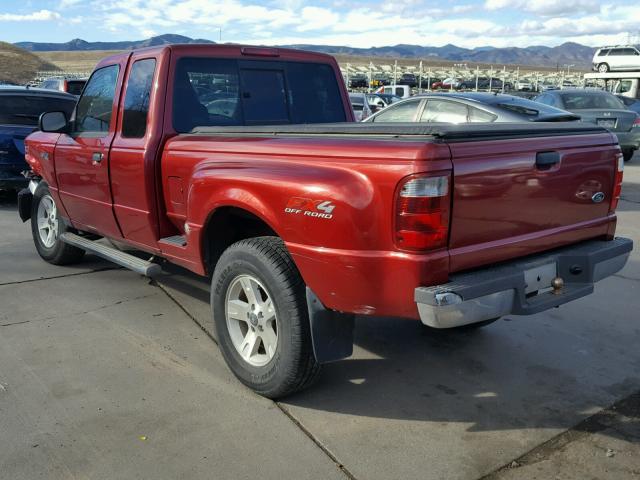 1FTZR45E84PB31408 - 2004 FORD RANGER SUP RED photo 3