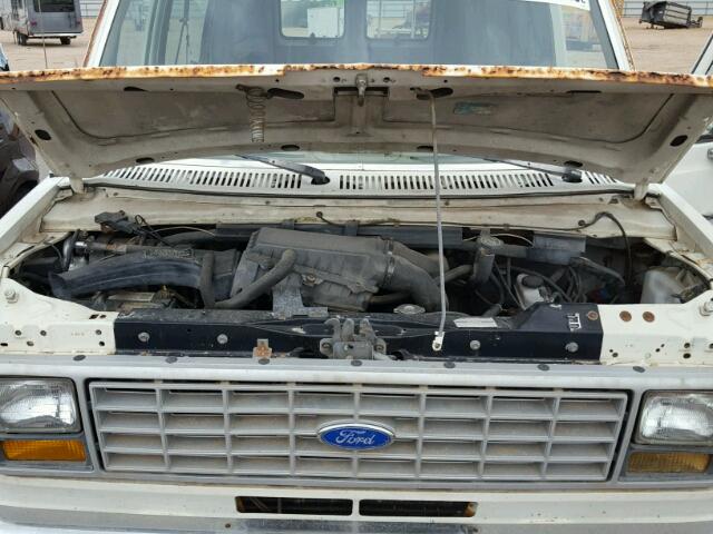 1FTEE14N0LHB21572 - 1990 FORD ECONOLINE WHITE photo 7