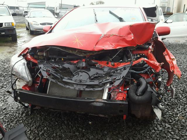 2T1BU4EE9DC119623 - 2013 TOYOTA COROLLA BA RED photo 9