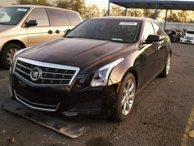 1G6AB5RX2E0117911 - 2014 CADILLAC ATS LUXURY BLACK photo 2