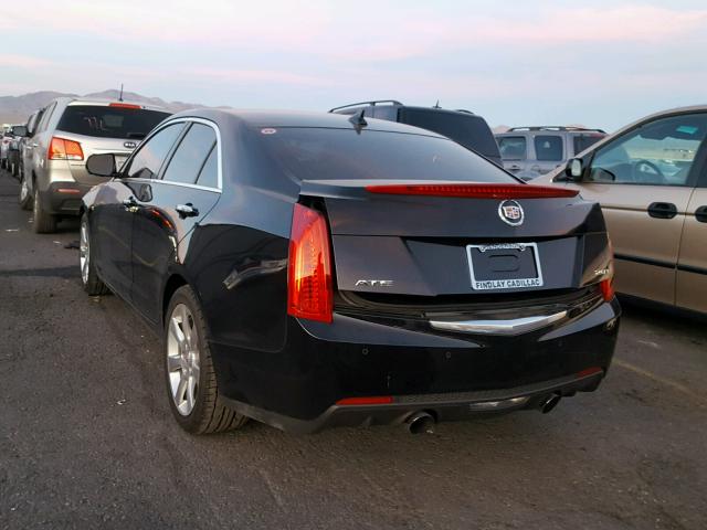 1G6AB5RX2E0117911 - 2014 CADILLAC ATS LUXURY BLACK photo 3