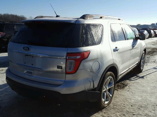 1FMHK8F86BGA18355 - 2011 FORD EXPLORER L SILVER photo 4