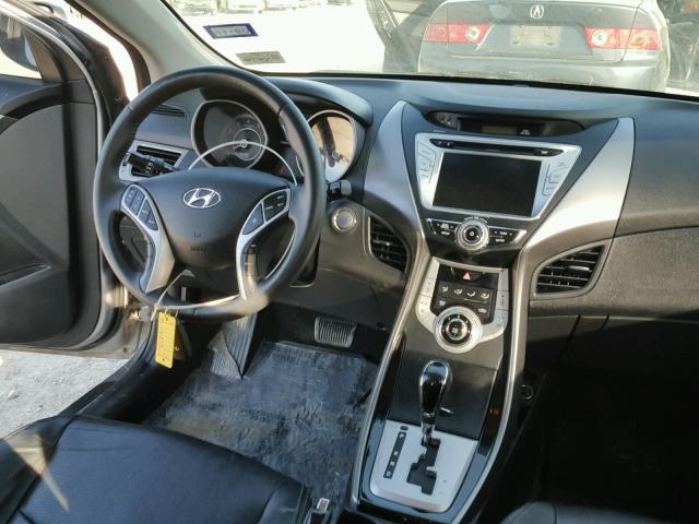 KMHDH4AE2BU141428 - 2011 HYUNDAI ELANTRA GL GRAY photo 9