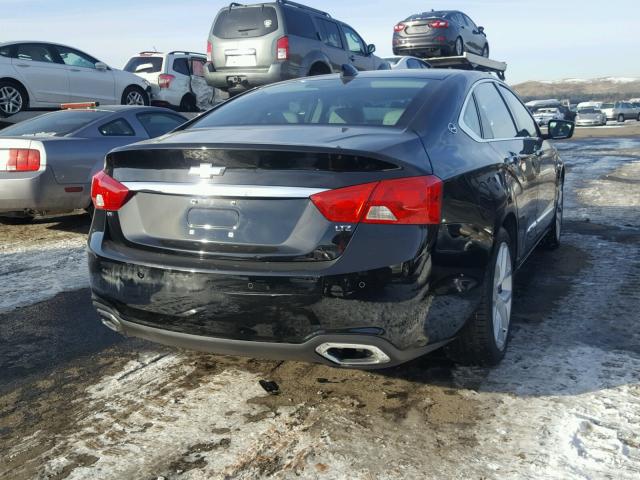 2G1145S39G9143163 - 2016 CHEVROLET IMPALA LTZ BLACK photo 4