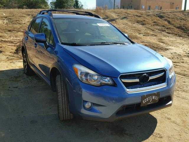 JF2GPACC7E8227184 - 2014 SUBARU XV CROSSTR BLUE photo 1