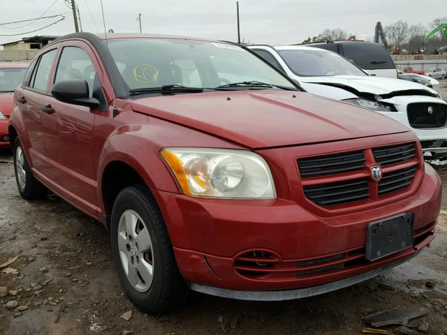 1B3HB28B97D134296 - 2007 DODGE CALIBER RED photo 1