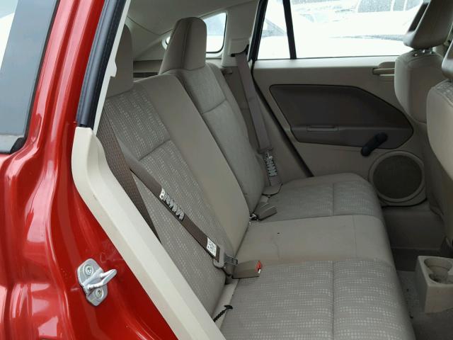 1B3HB28B97D134296 - 2007 DODGE CALIBER RED photo 6