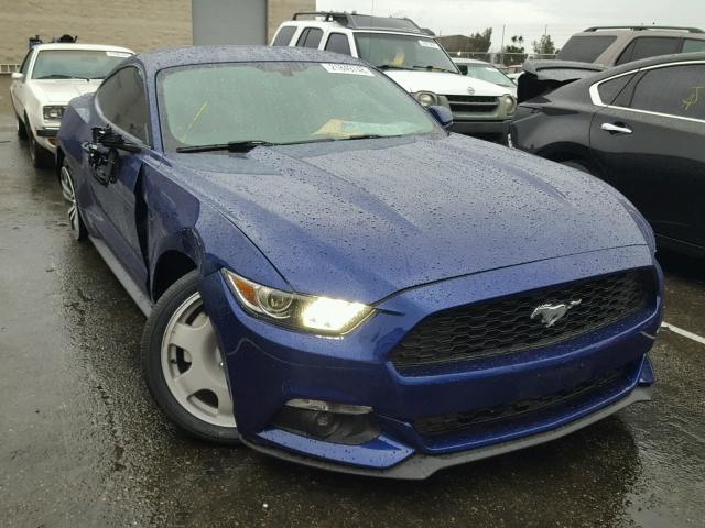 1FA6P8TH3G5274916 - 2016 FORD MUSTANG BLUE photo 1