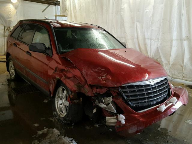 2A4GF48406R907660 - 2006 CHRYSLER PACIFICA RED photo 1