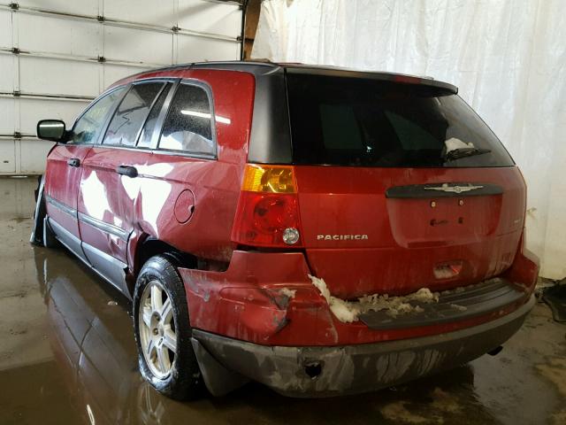 2A4GF48406R907660 - 2006 CHRYSLER PACIFICA RED photo 3