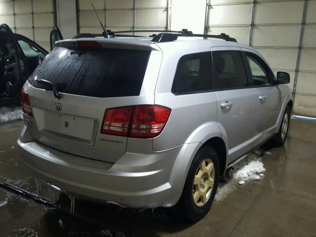 3D4PG4FB2AT180129 - 2010 DODGE JOURNEY SE SILVER photo 4