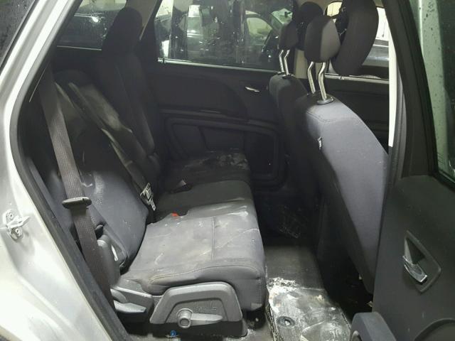 3D4PG4FB2AT180129 - 2010 DODGE JOURNEY SE SILVER photo 6