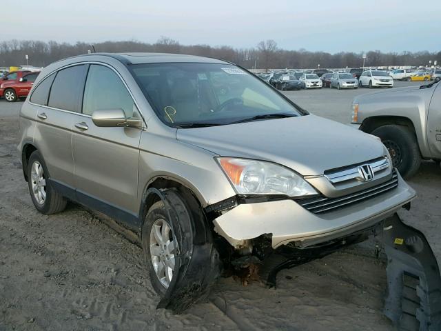 JHLRE38738C057480 - 2008 HONDA CR-V EXL GOLD photo 1