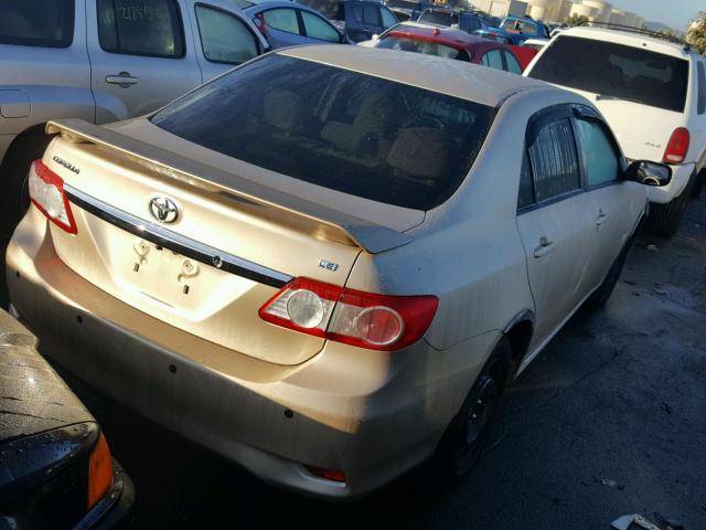 5YFBU4EE5CP069270 - 2012 TOYOTA COROLLA BA GOLD photo 4