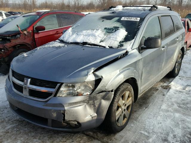 3D4GH67V99T583215 - 2009 DODGE JOURNEY R/ GREEN photo 2