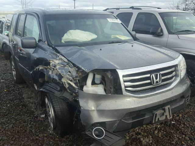 5FNYF4H52DB002316 - 2013 HONDA PILOT EXL GRAY photo 1