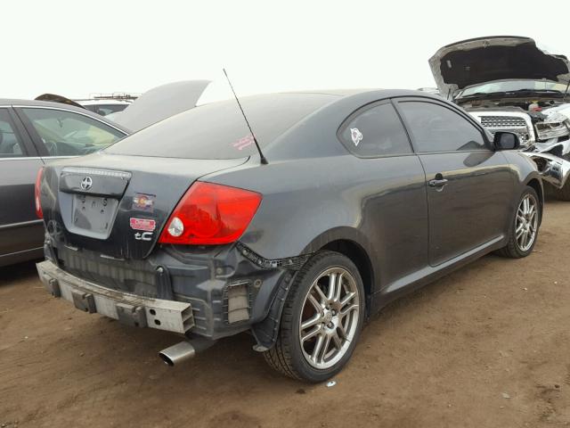 JTKDE167550046128 - 2005 TOYOTA SCION TC BLACK photo 4