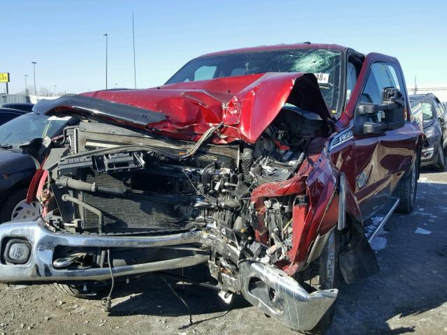 1FT8W3BT7FED53793 - 2015 FORD F350 SUPER BURGUNDY photo 9