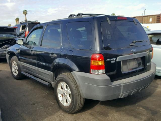 1FMCU03116KA33605 - 2006 FORD ESCAPE XLT BLACK photo 3