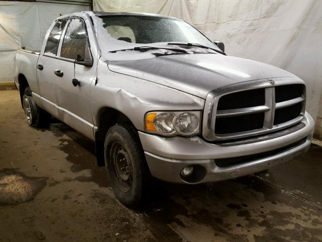 1D7HU18DX4S767925 - 2004 DODGE RAM 1500 S SILVER photo 1