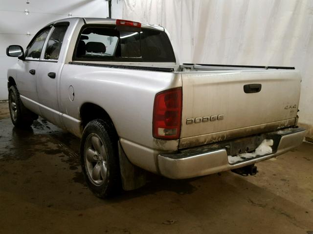 1D7HU18DX4S767925 - 2004 DODGE RAM 1500 S SILVER photo 3