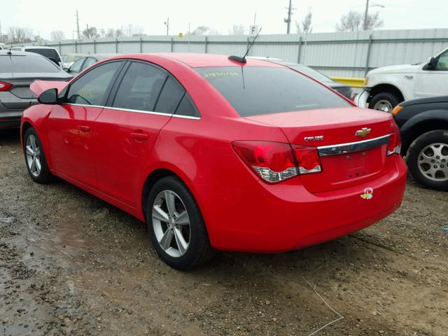 1G1PE5SB2F7167853 - 2015 CHEVROLET CRUZE LT RED photo 3