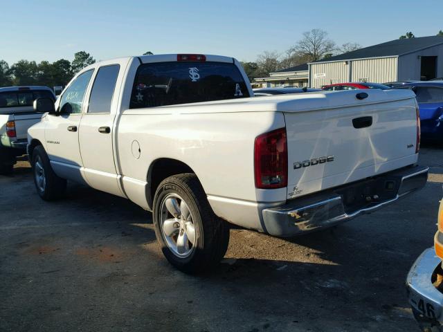 1D7HA18N84J231210 - 2004 DODGE RAM 1500 S WHITE photo 3