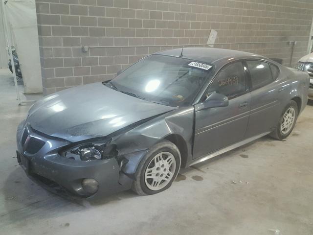 2G2WP522X41256369 - 2004 PONTIAC GRAND PRIX GRAY photo 2