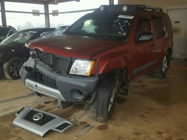 5N1AN0NW8DN819930 - 2013 NISSAN XTERRA X RED photo 2