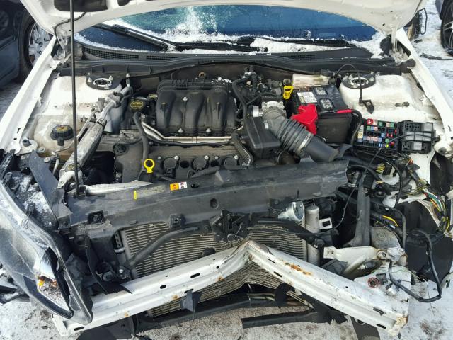 3FAHP0JG8CR162429 - 2012 FORD FUSION SEL WHITE photo 7