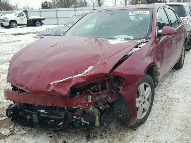 2G1WB55K969387229 - 2006 CHEVROLET IMPALA LS MAROON photo 2